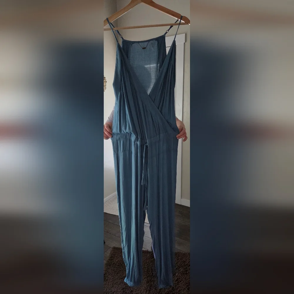 Young Fabulous & Broke Blue Jumpsuit - Picture 4 of 13